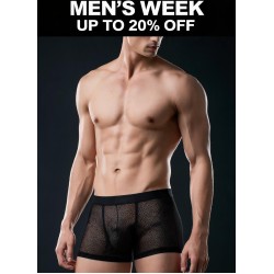 Black Mesh Underwear Set