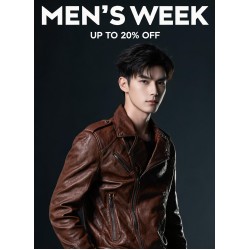 Brown Biker Leather Jacket