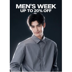 Grey Boxy Poplin Shirt